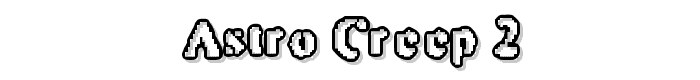 Astro Creep 2 font